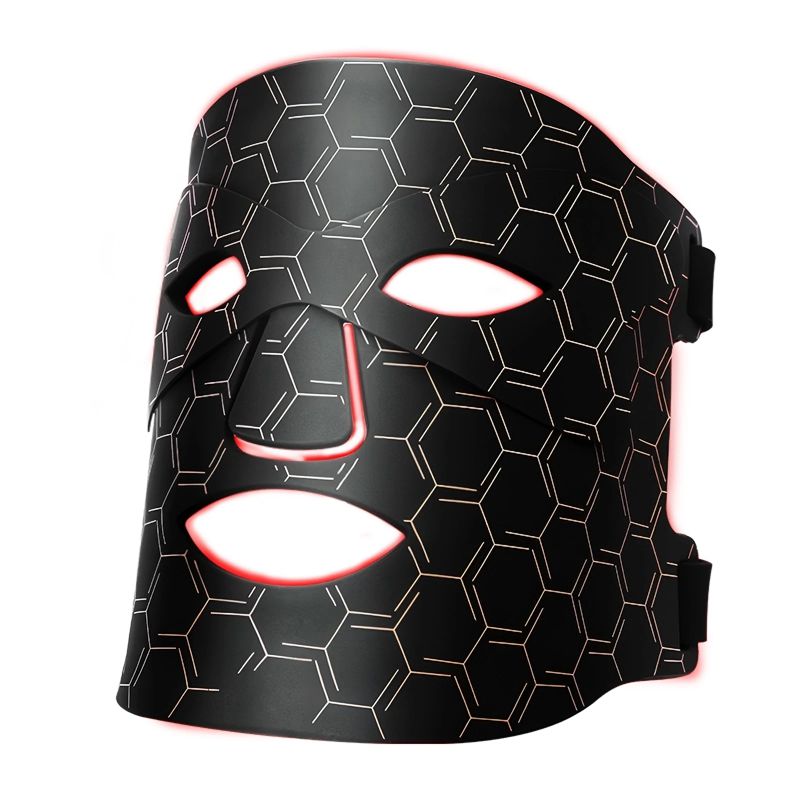 LED -hele näo näomask Beauty Red Lighti teraapia mask