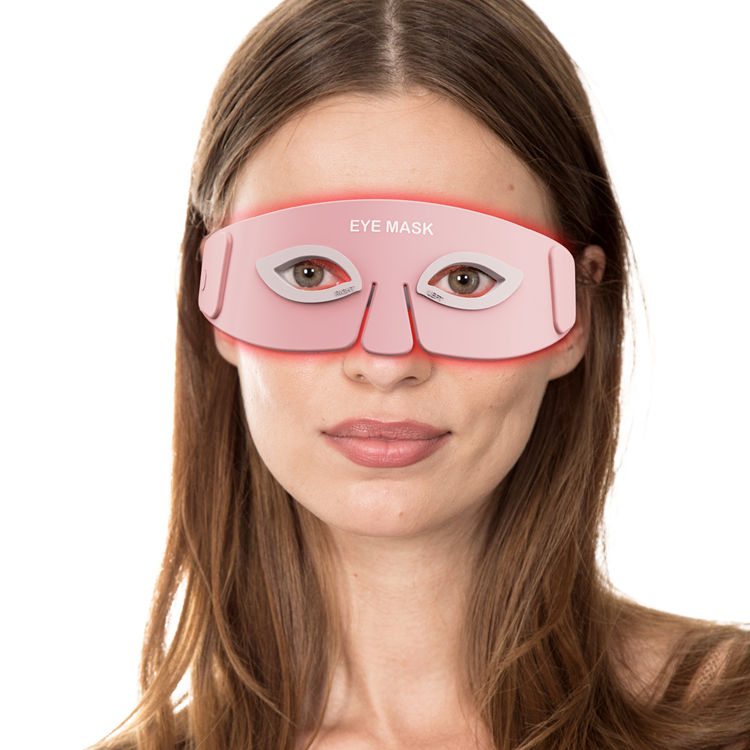 Kantav punase tuleravi vibratsioon LED -silmade mask